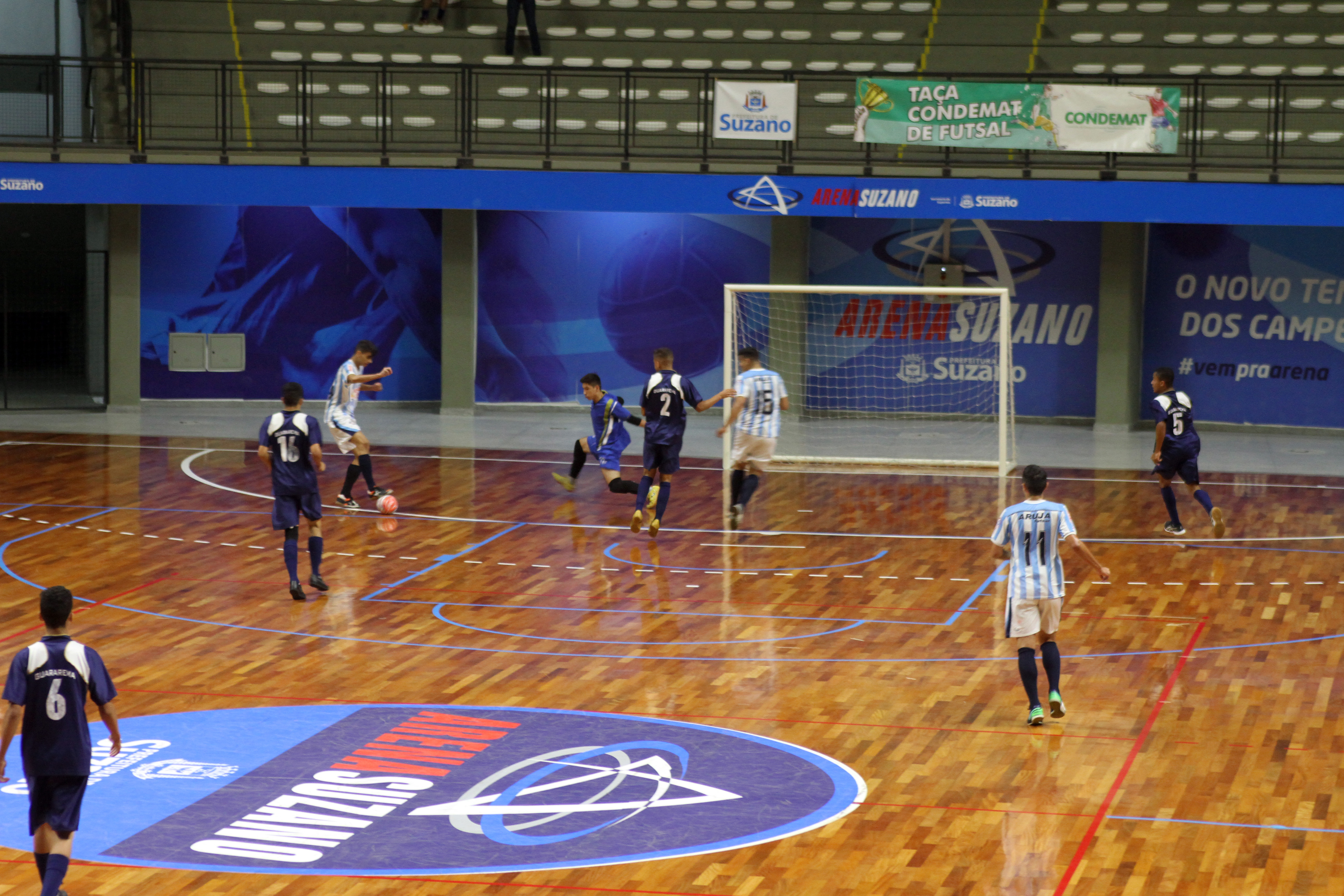 Arujá e Suzano são as cidades finalistas da Taça CONDEMAT de Futsal