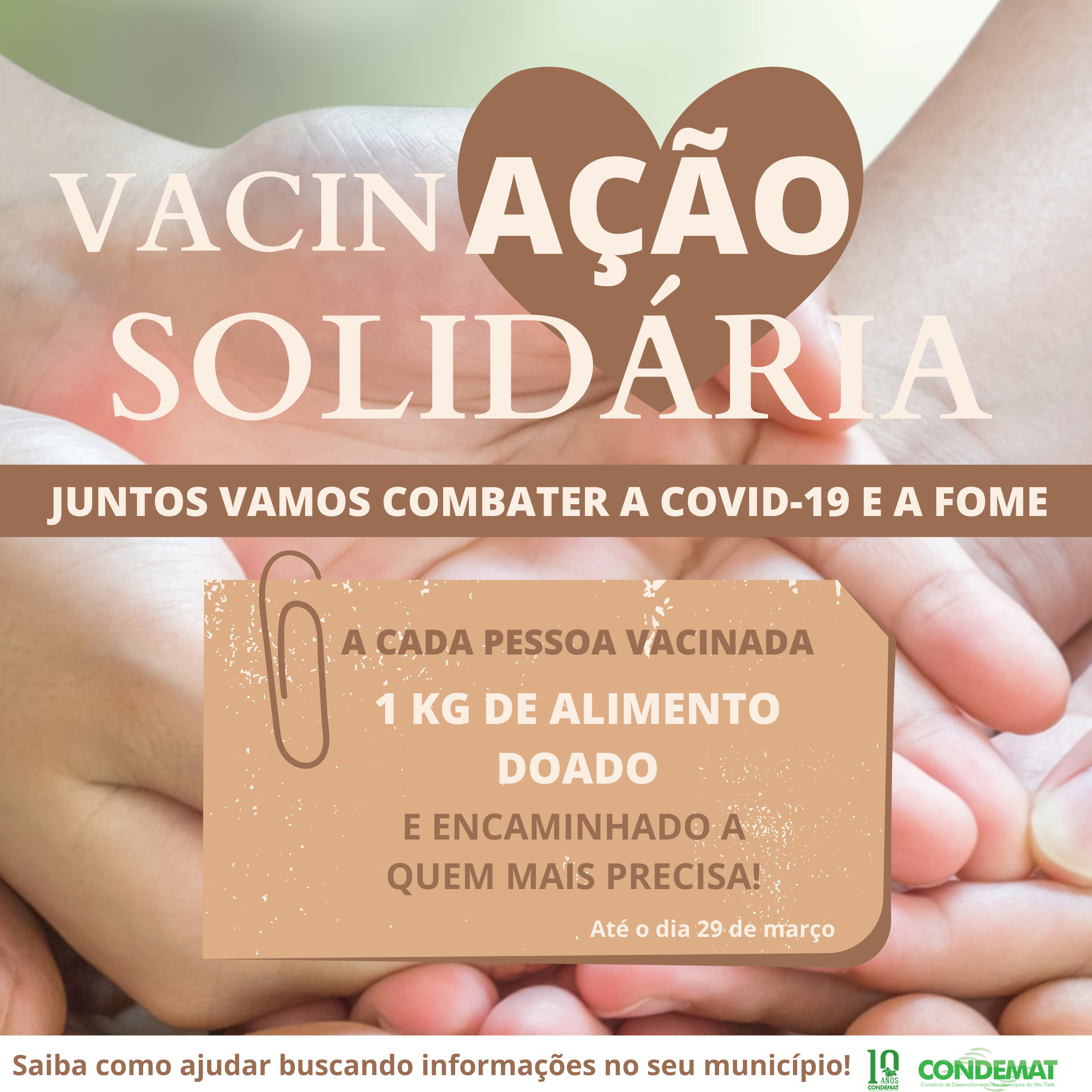 Leia mais sobre o artigo Região terá campanha de “Vacinação Solidária”