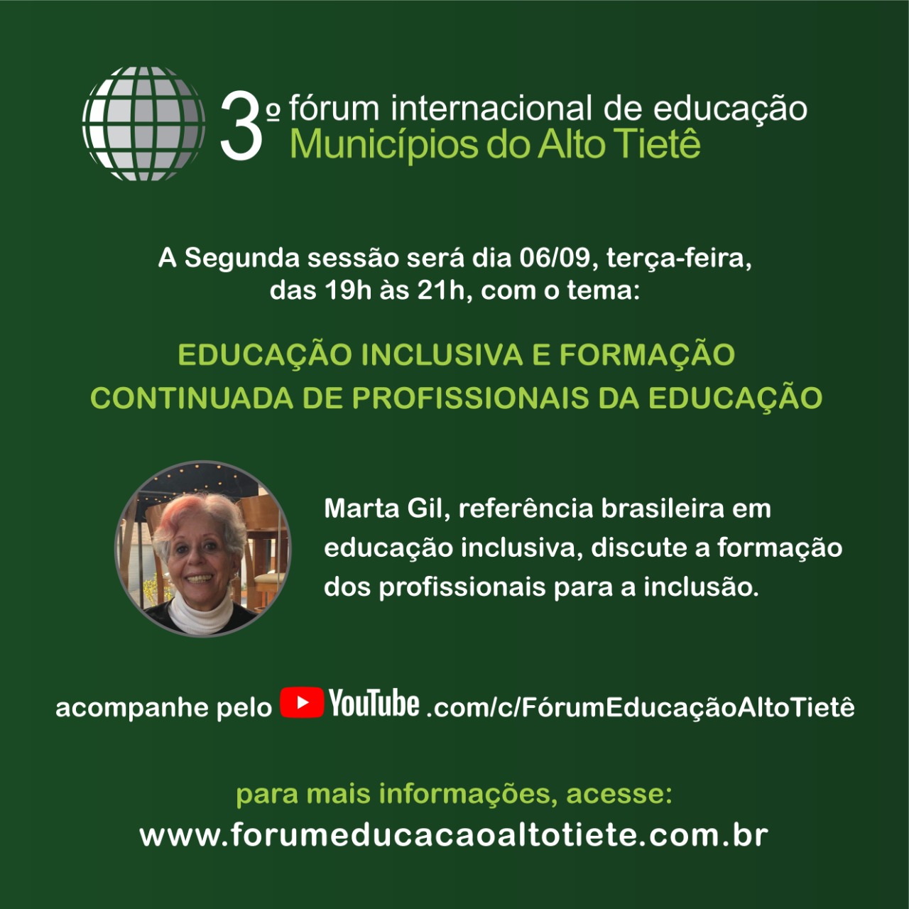 Leia mais sobre o artigo Fórum Internacional de Educação do Alto Tietê debate educação inclusiva e formação continuada de profissionais